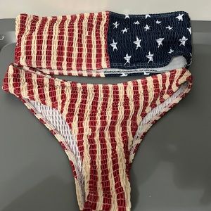 Women’s Small strapless bikini set.